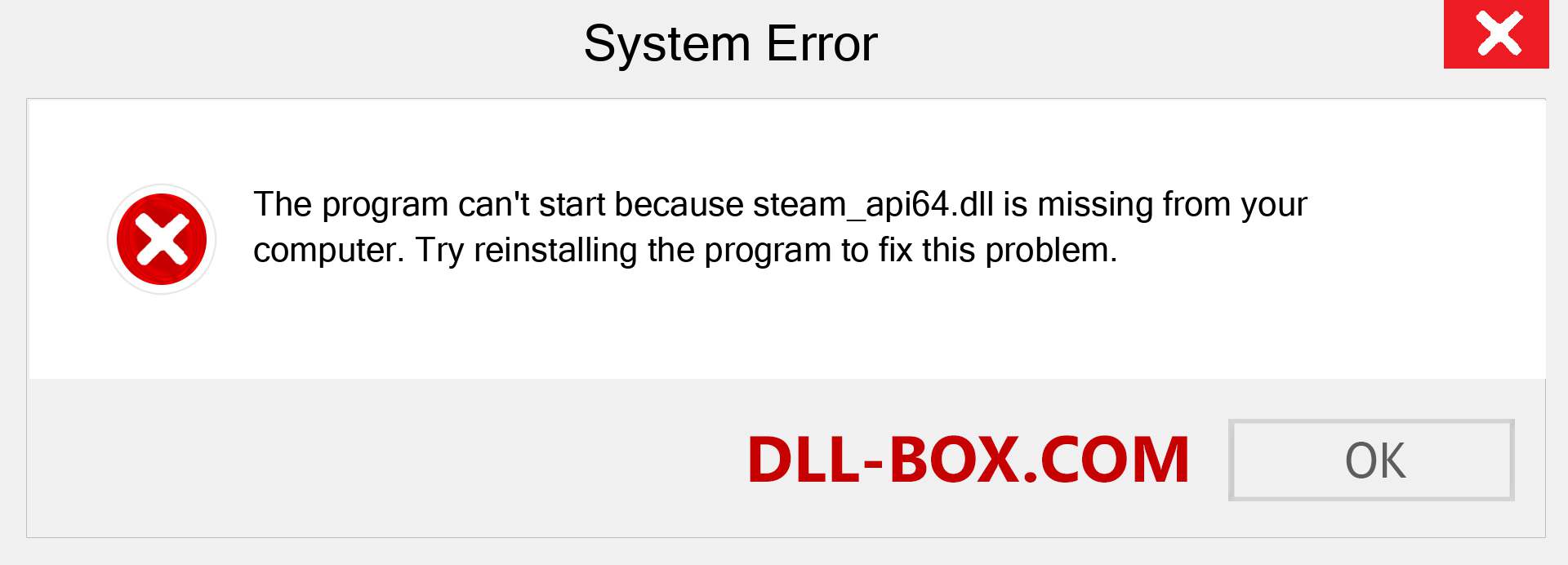  steam_api64.dll file is missing?. Download for Windows 7, 8, 10 - Fix  steam_api64 dll Missing Error on Windows, photos, images